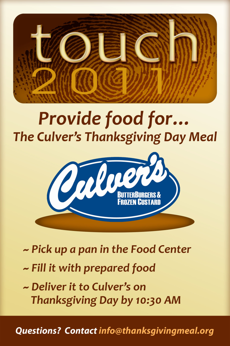 Culver's Thanksgiving Poster